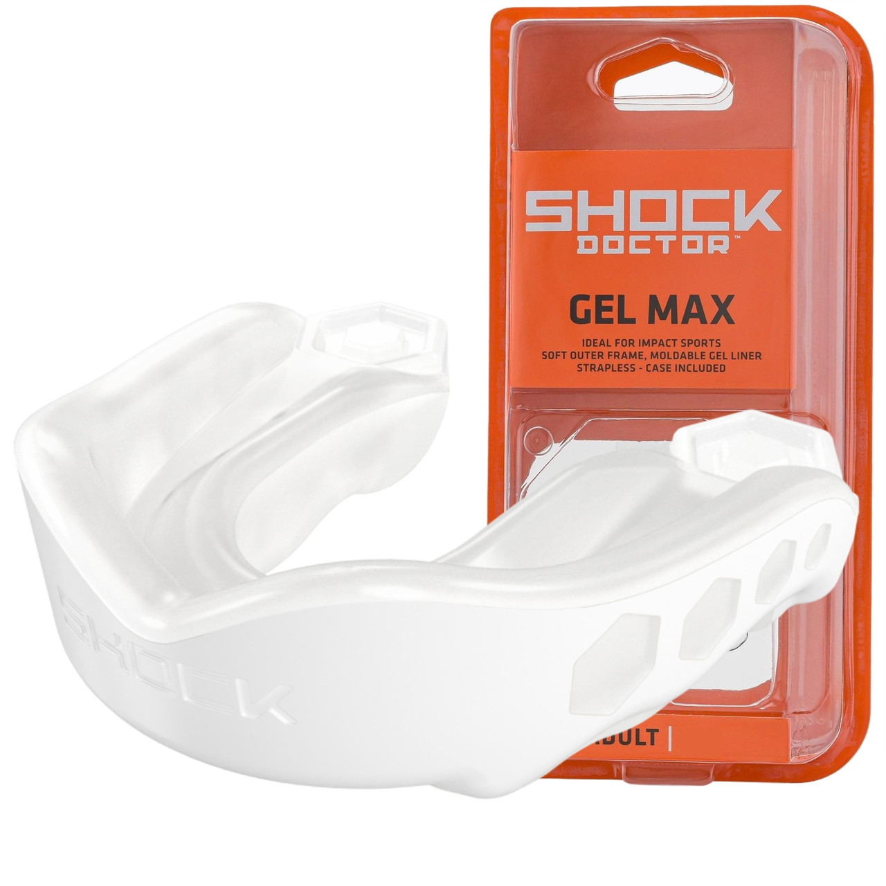 Капа дитяча Shock Doctor Gel Max до 10 років White (6150-TC-YTR)