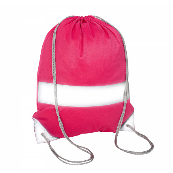 Сумка-мішок зі світловідбивною спиною Добра Казка 38х33 см Рожевий (FT03249660178222-59860