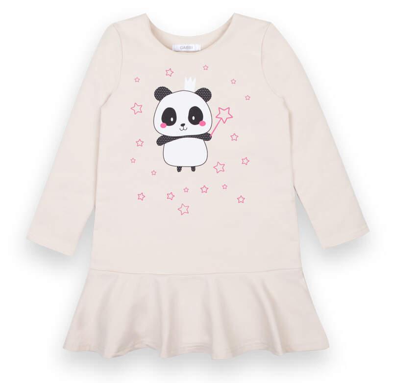 Сукня драйвова для дівчинки підлітка GABBI PL-20-26-1 Симпотяжки Бежевий на зріст 110 (12427)