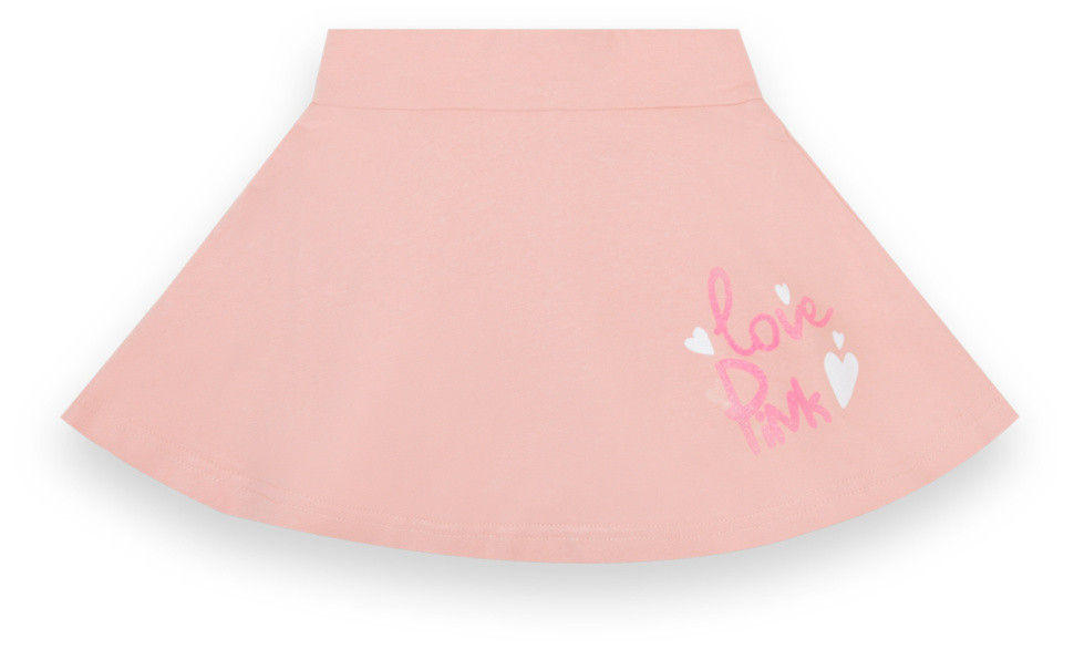 Спідниця-шорти однотонна для дівчинки GABBI UB-21-5 Моя принцеса Пудра на зріст 98 (12850)