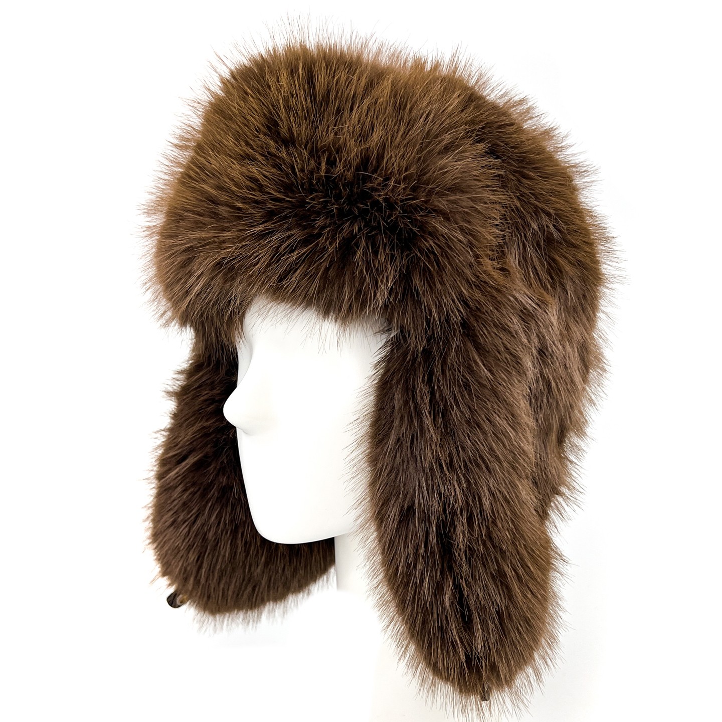 Шапка вушанка жіноча LuckyLOOK Сільвія 676-008 One Size Коричневий (2933534676008)