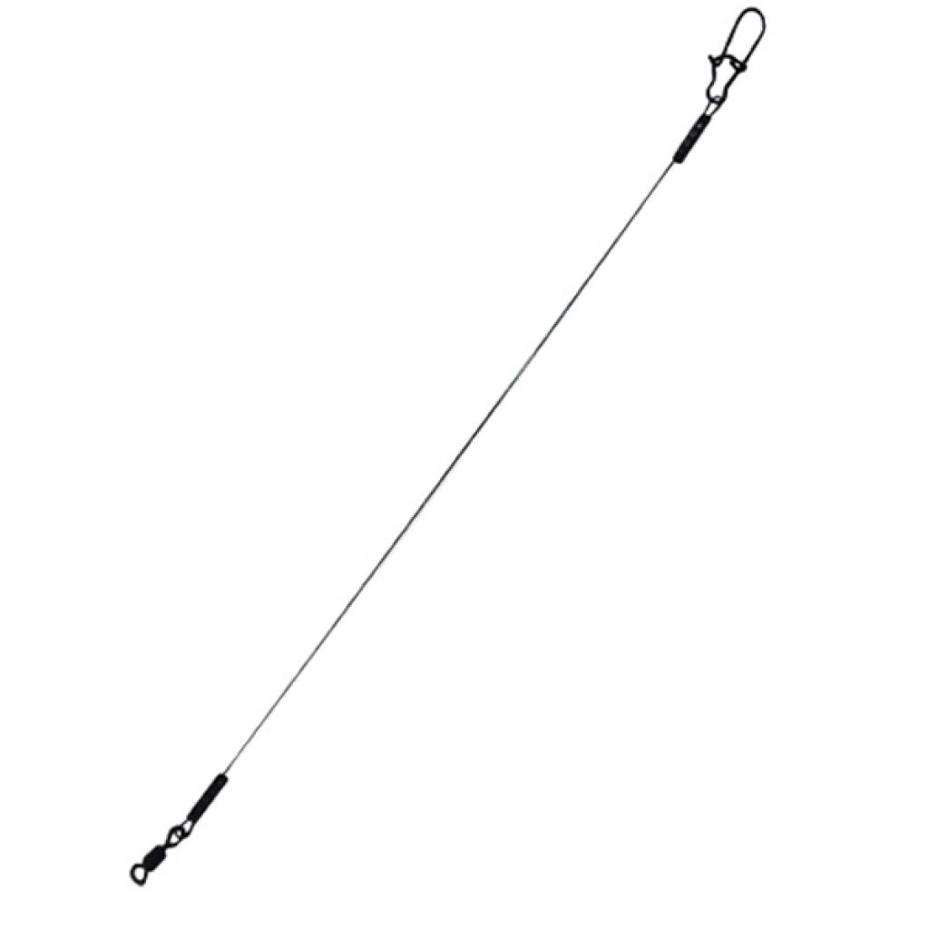 Повідець Ukrspin титан AFW з вертлюгом 15 см 7 кг 15 lb/0.25 мм Сірий (1013-1590.00.57)