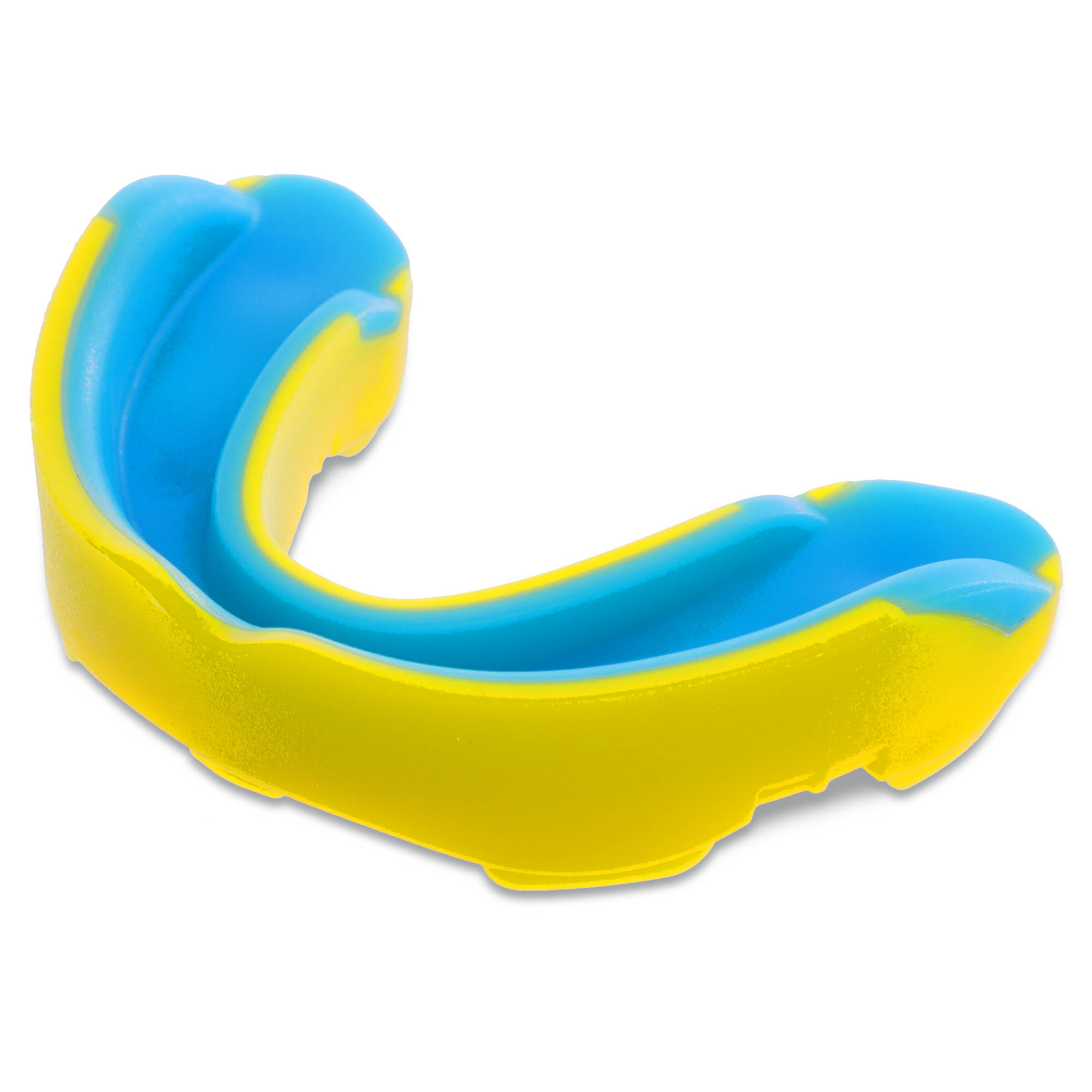 Капа боксерська Zelart BO-0062 Жовтий-Блакитний