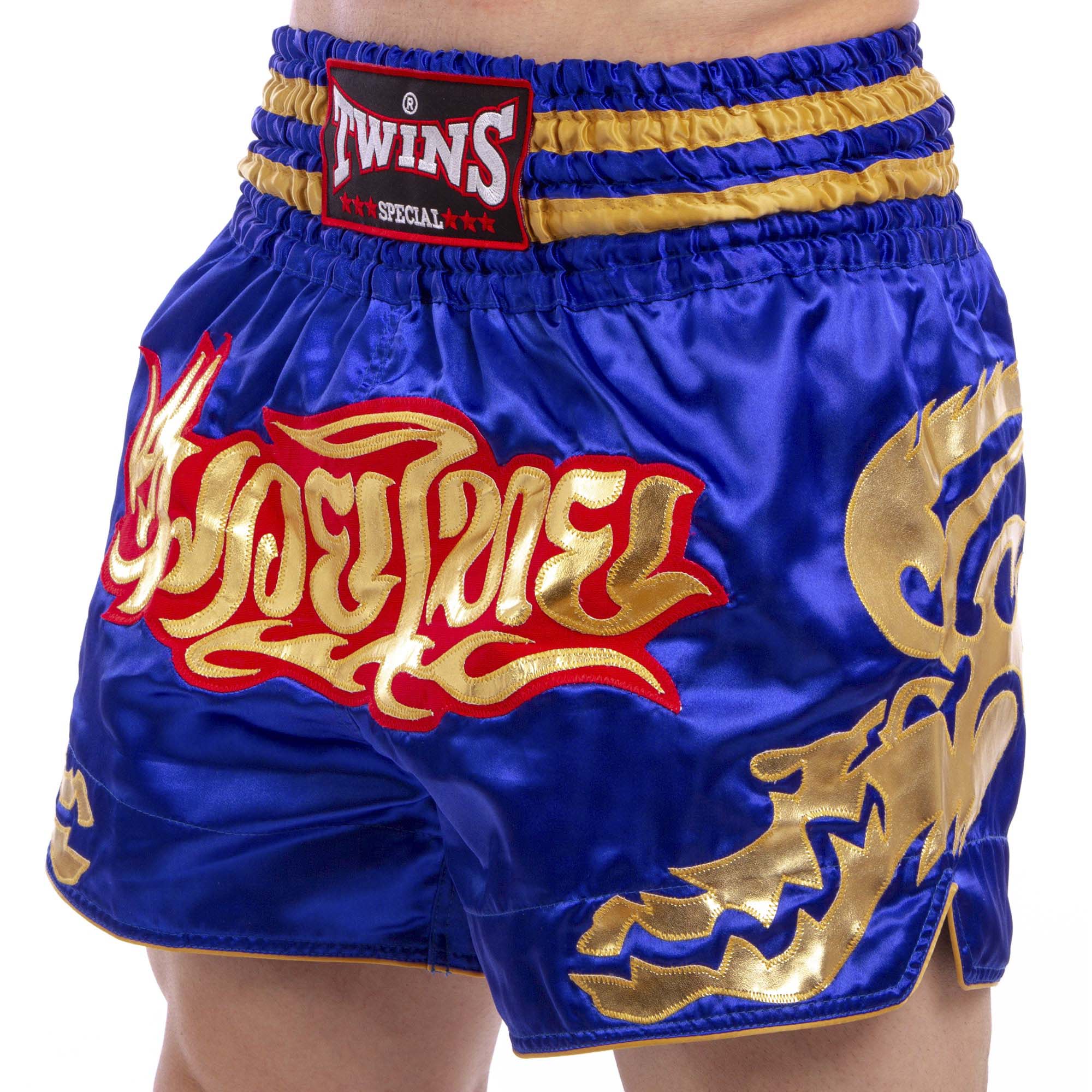 Шорти для тайського боксу та кікбоксингу Twins T-152 2XL Синій