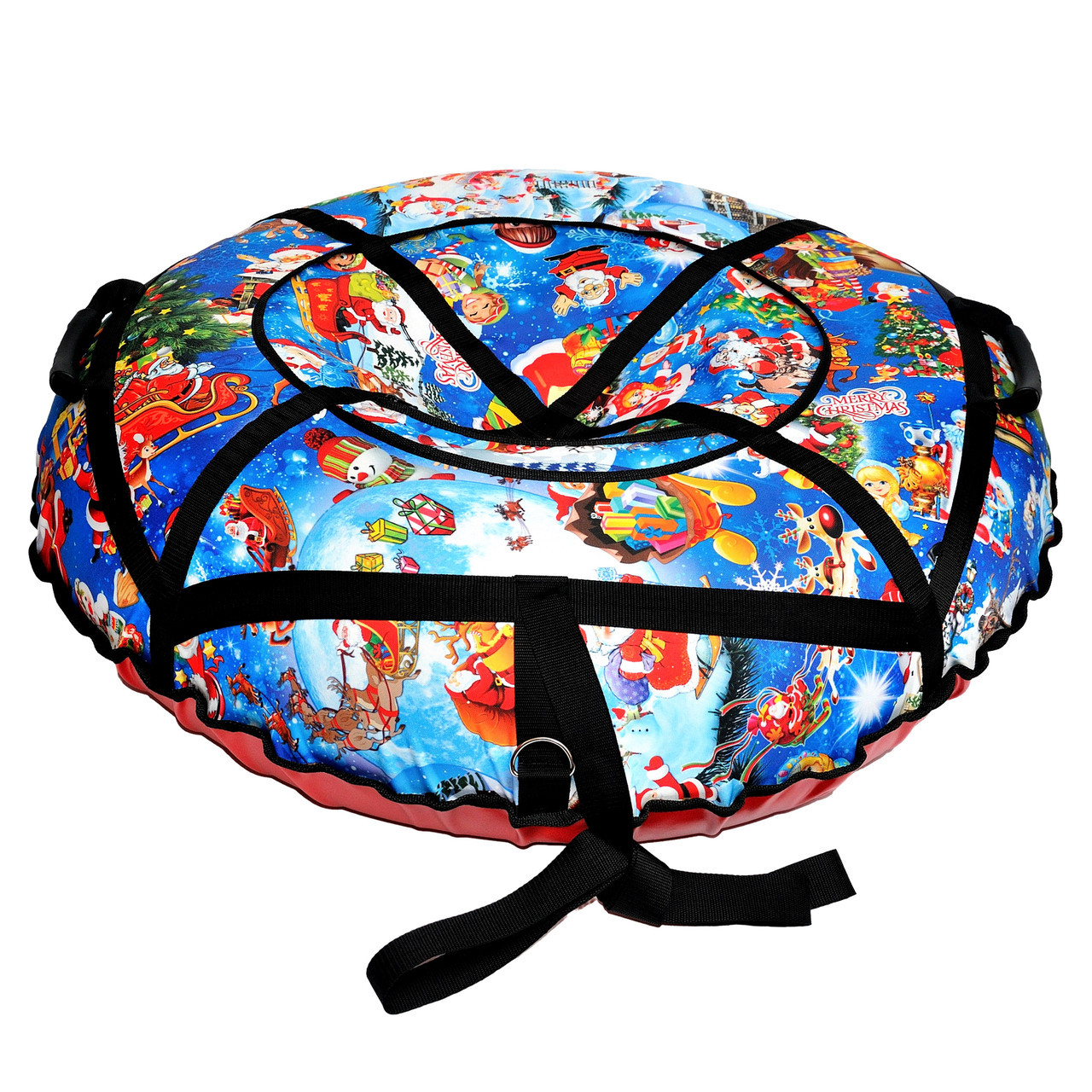 Тюбінг-ватрушка для катання на снігу Shadow Новий Рік 100 см iz16099