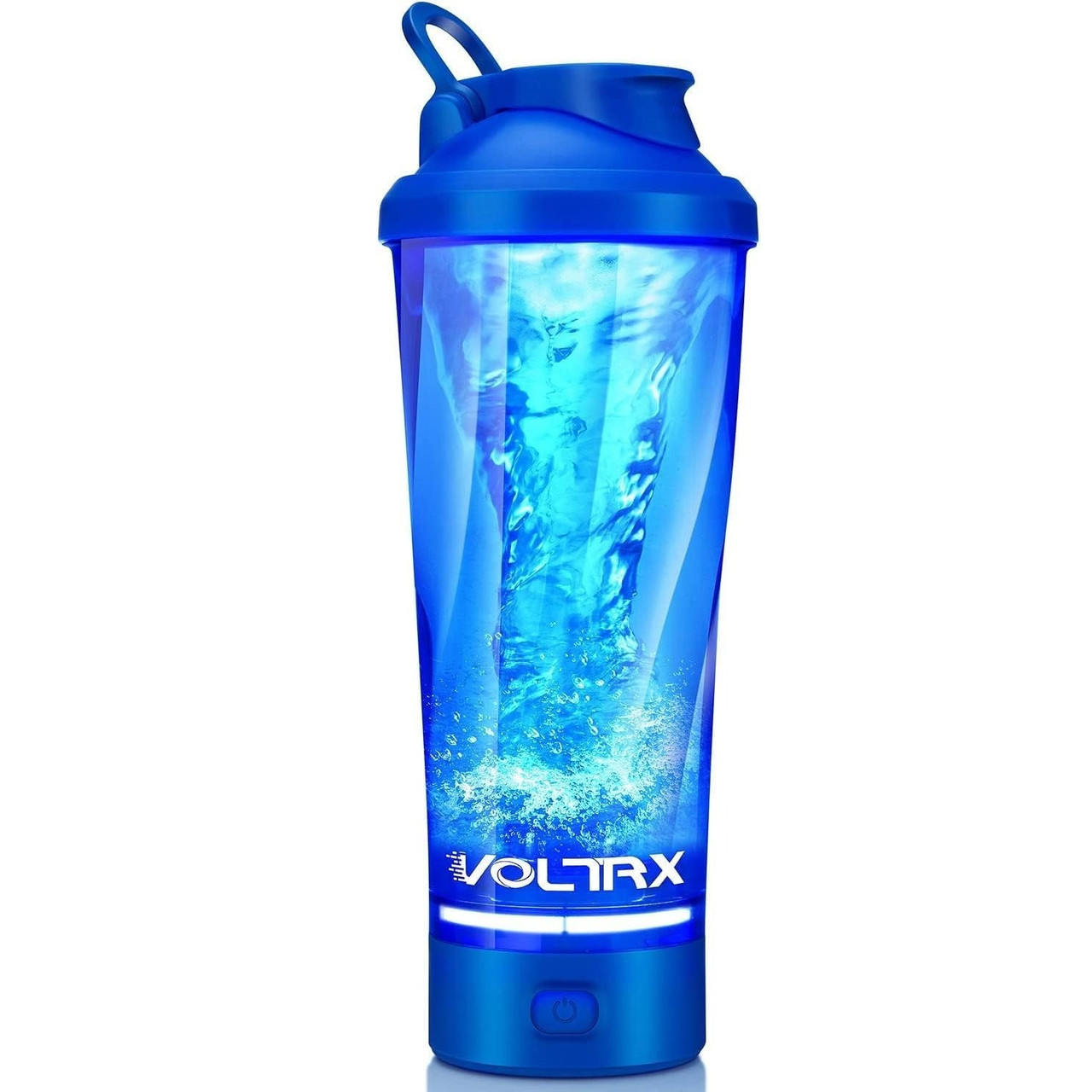 Шейкер спортивний електричний VOLTRX VortexBoost 600 мл Blue
