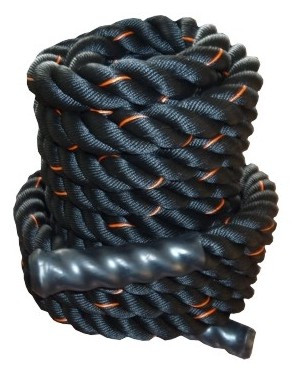 Тренувальний канат Power System Battle Rope PS-4047 (PS-4047_Black-Orange)