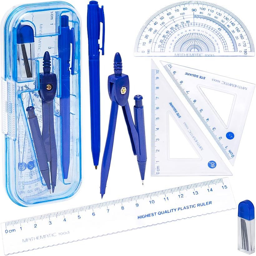 Готовальня Bambi 3009-CIT 4 лінійки олівець