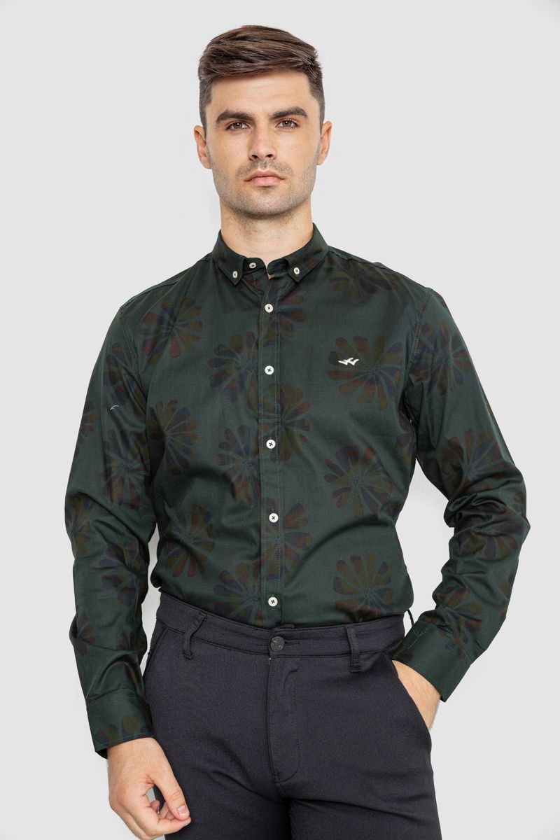 Сорочка чоловіча AGER Темно-зелений 247R116 XXL (112595_823153)