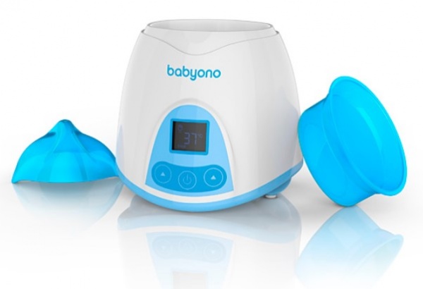 Нагрівач-стерилізатор електронний BabyOno 218 Білий з блакитним