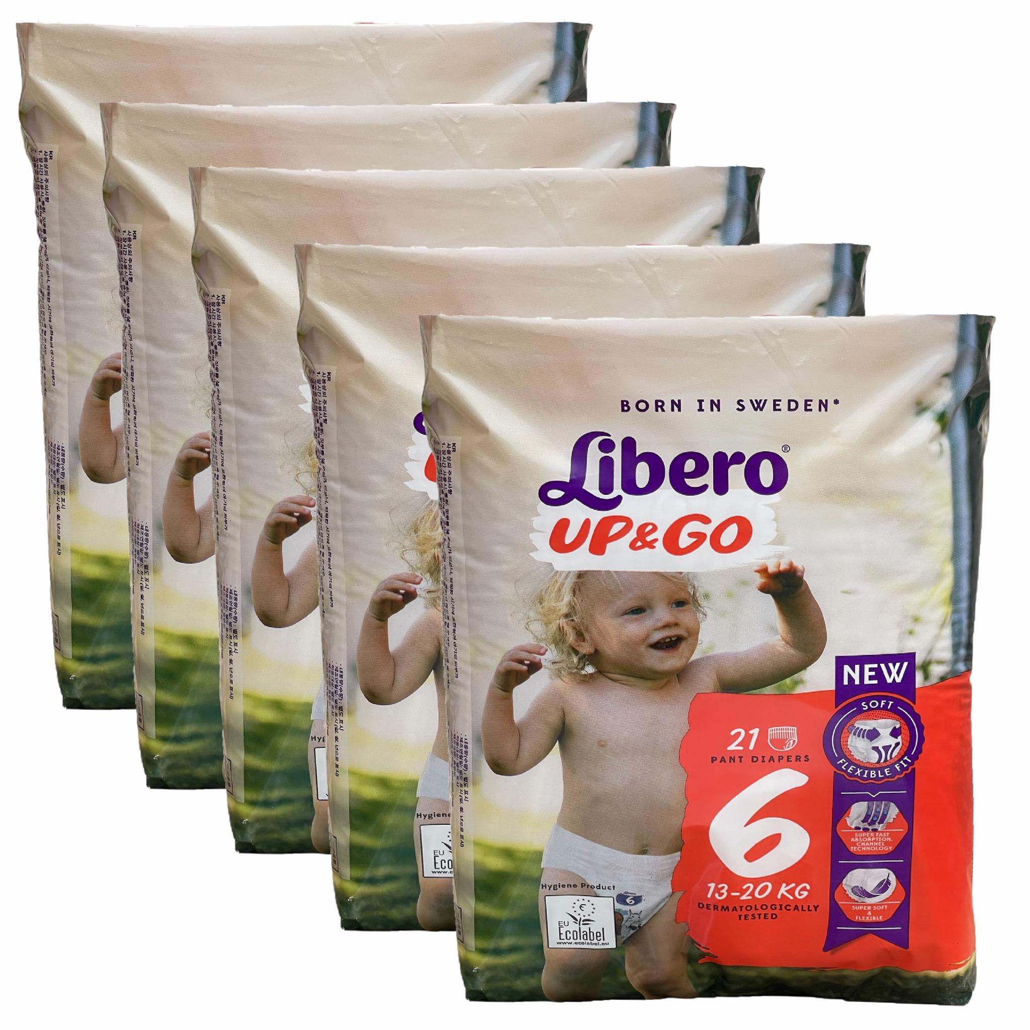 Підгузники-трусики Libero UPGO 6 13-20 кг 105 шт (108728426)