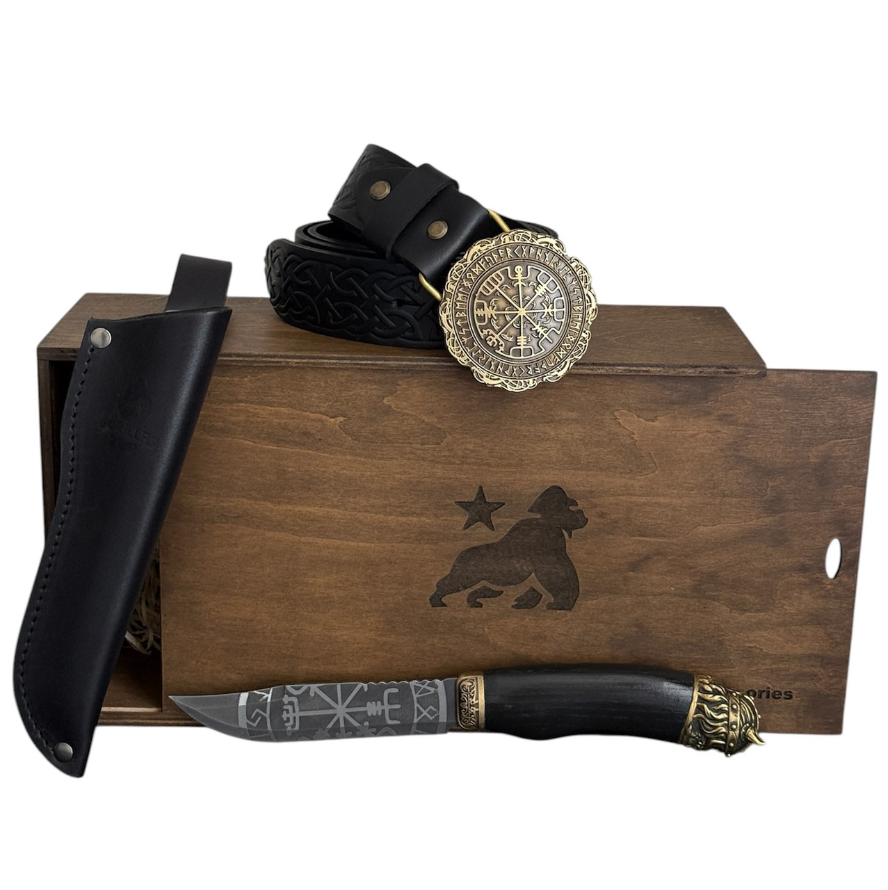 Подарунковий набір для чоловіків Gorillas BBQ Вікінг Gorillas Accessories ручна робота bb104 (5448)