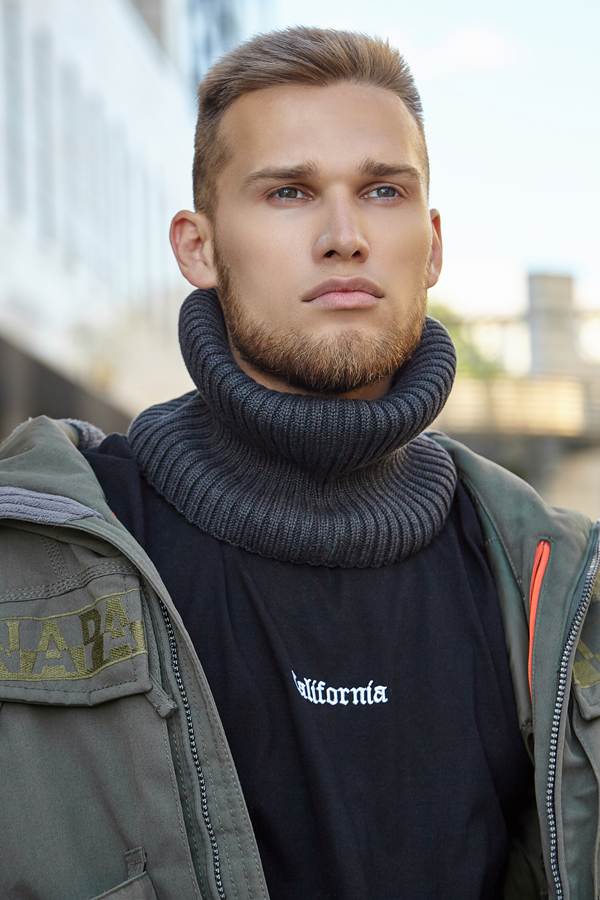 Шарф-хомут "Джонні" Braxton графіт