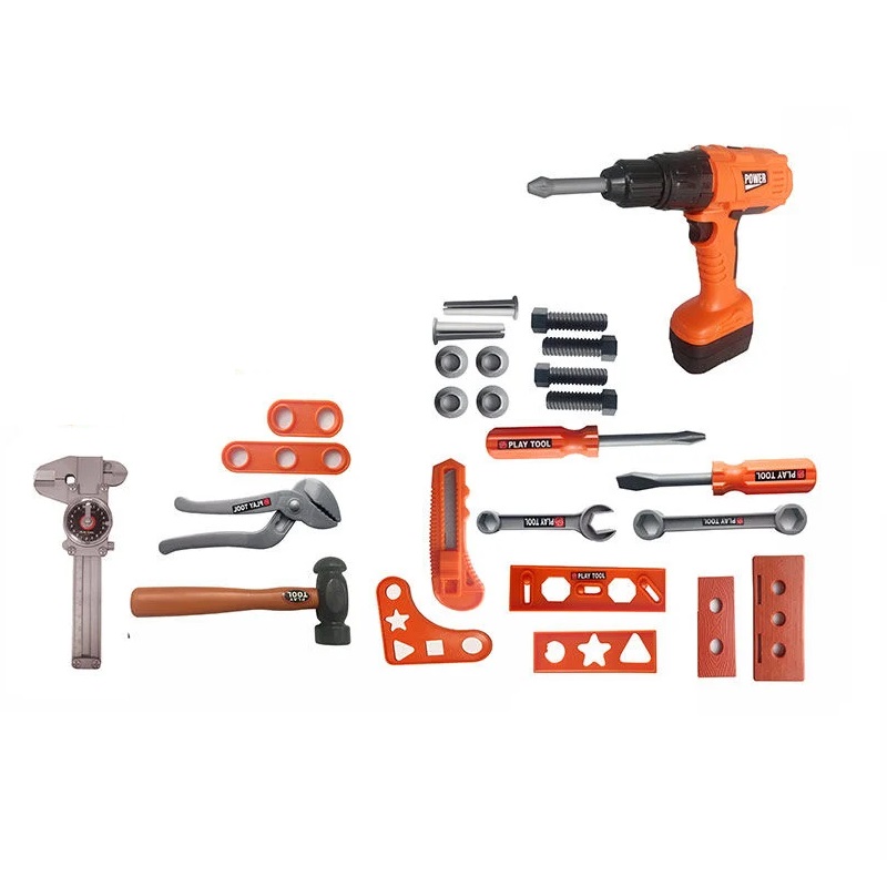 Дриль з інструментами Cayee 18х4.5х16.5 см Помаранчевий (164953)