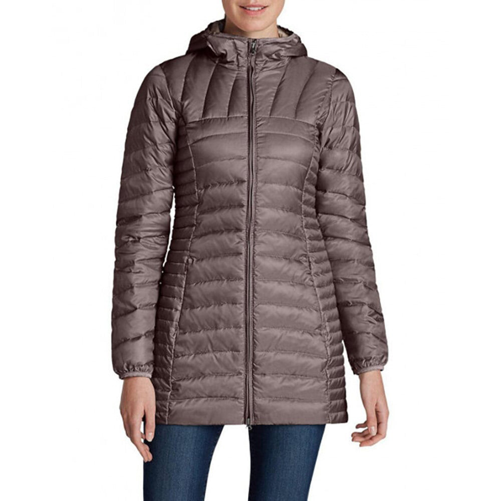Парку Eddie Bauer Women Astoria Hooded Down Parka ANEMONE XS Коричневий (2680AM)