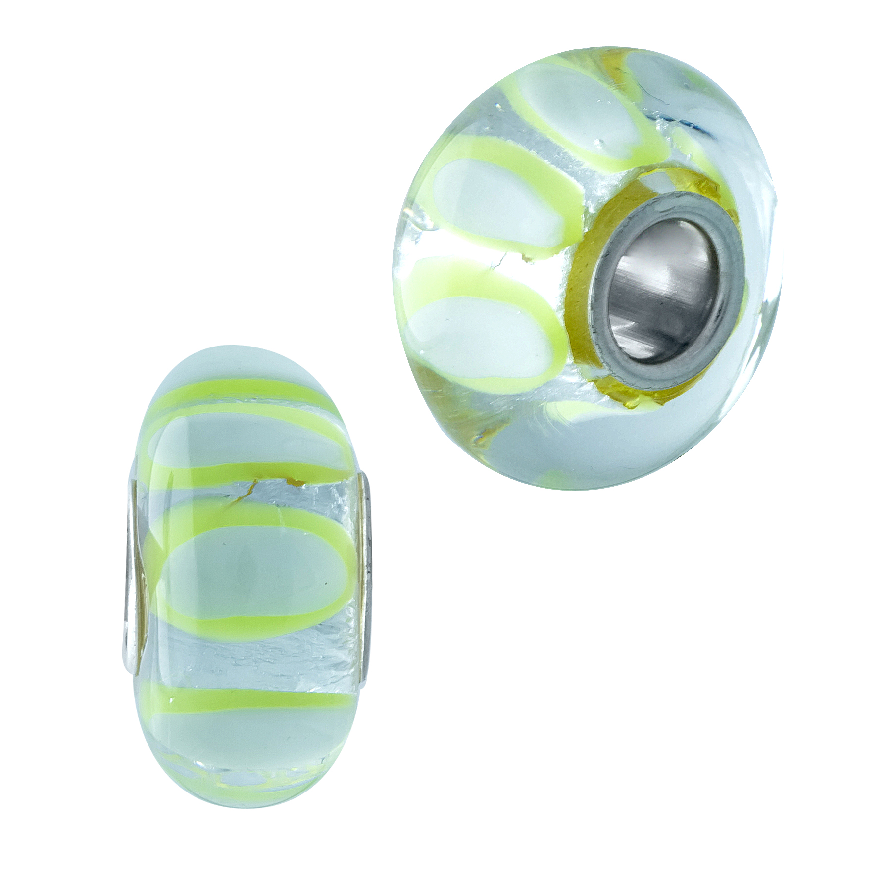 Срібний шарм SilverBreeze зі склом Мурано (1967546)