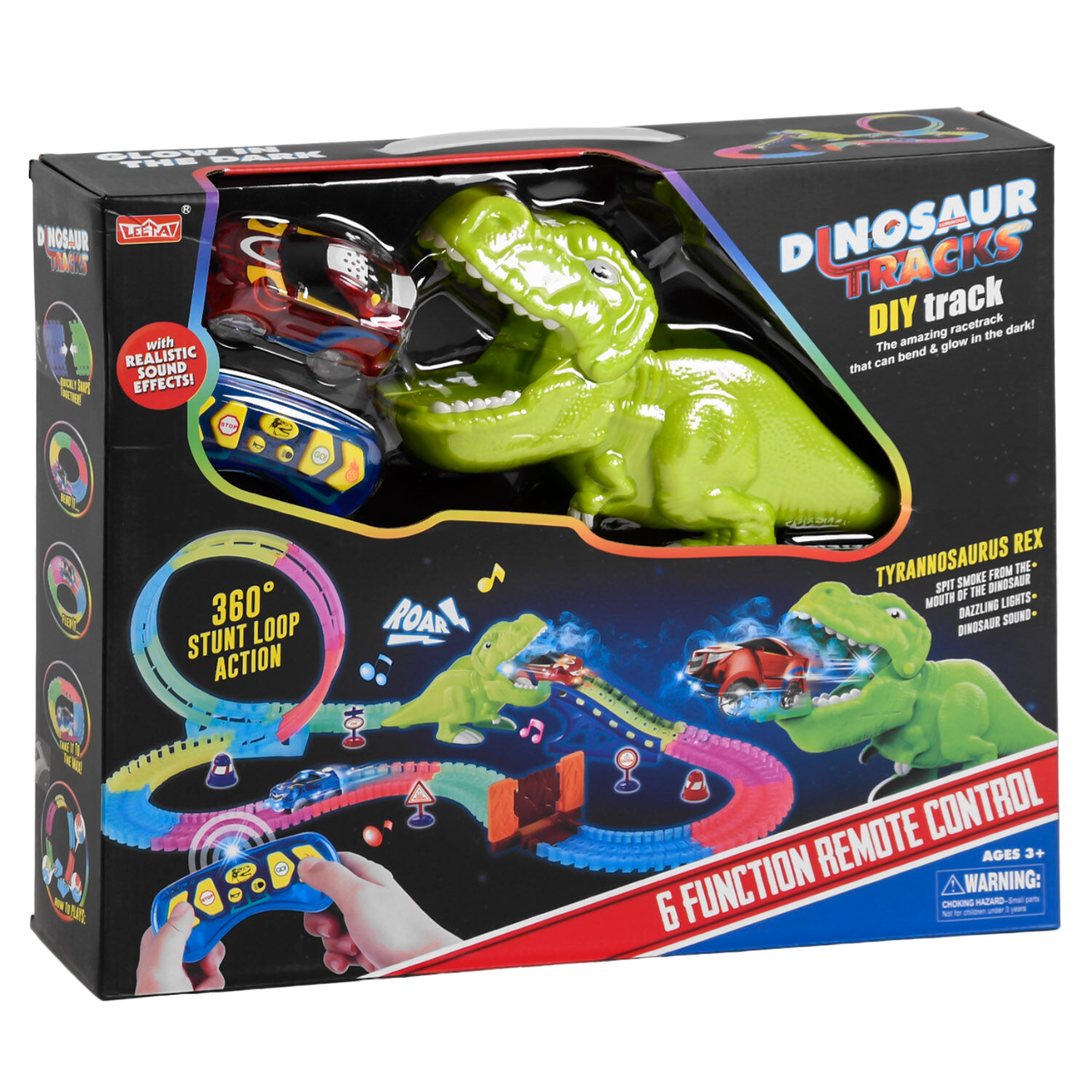 Дитячий гоночний трек LeeTa 143 деталі Різнокольоровий (97594)