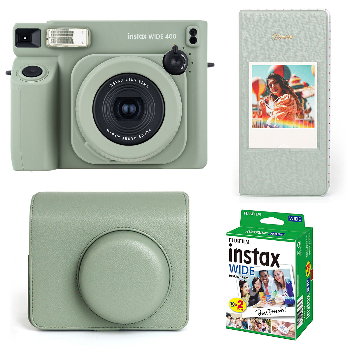 Набір Fujifilm Instax Wide Зелений 4 предмета