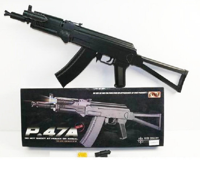 Автомат з пульками та ліхтариком CYMA (P.47A)