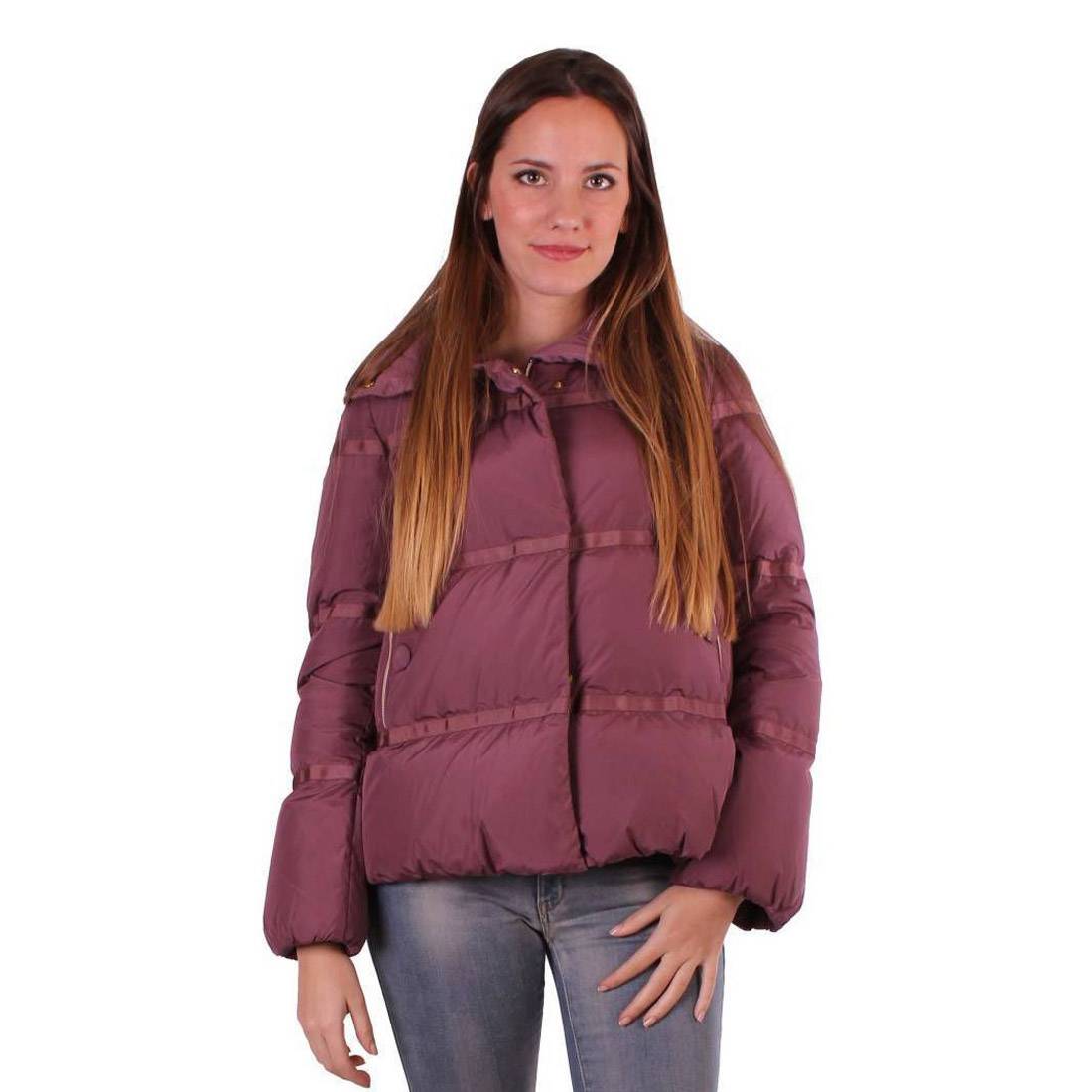 Куртка жіноча Geox W5426A ROSE BROWN 42 Червоний (W5426ARSBR)