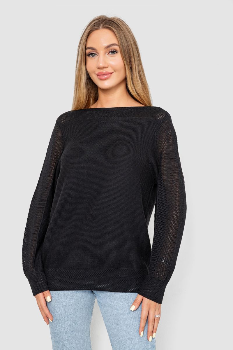 Кофта жіноча з манжетами AGER Чорний Оne size (244R999)