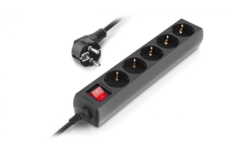 Фільтр живлення Real-el RS-Protect M 5м Black (EL122300030)