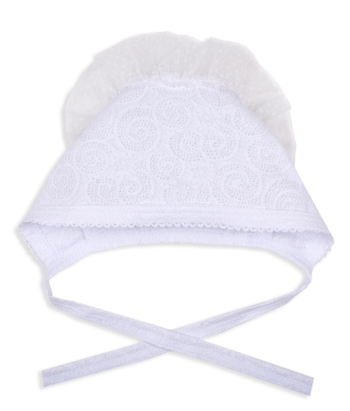Чепчик GABBI СН-20-1 Білий 20 (12038)