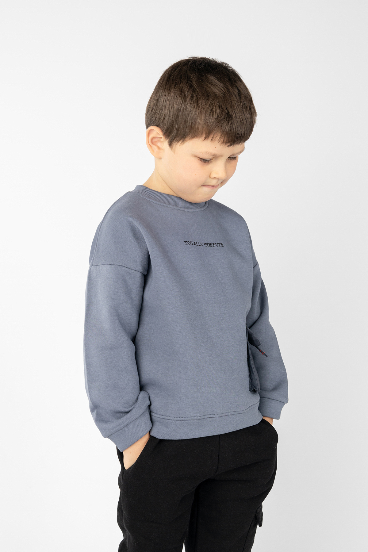 Світшот для хлопчика 116 синій Divonette ЦБ-00234634