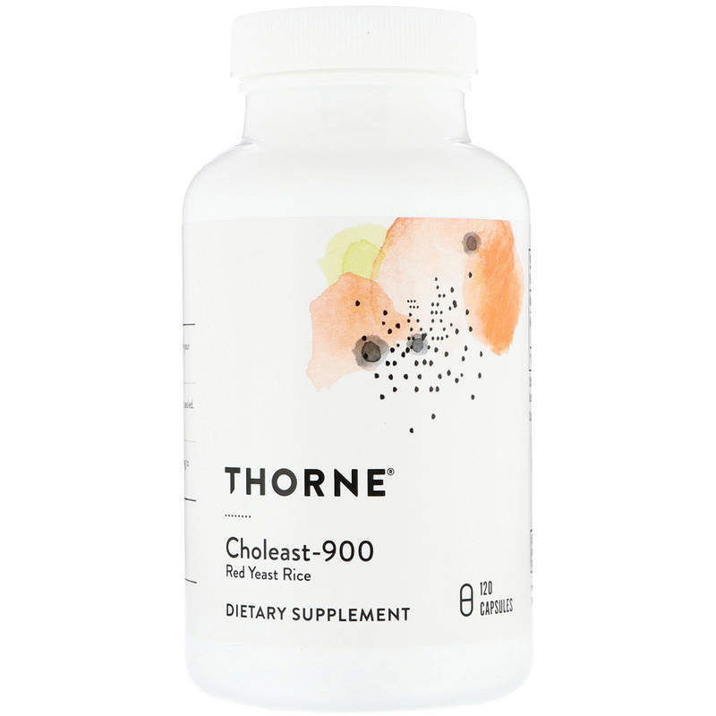 Червоний дріжджовий рис Thorne Research Choleast-900 120 капс (4293)