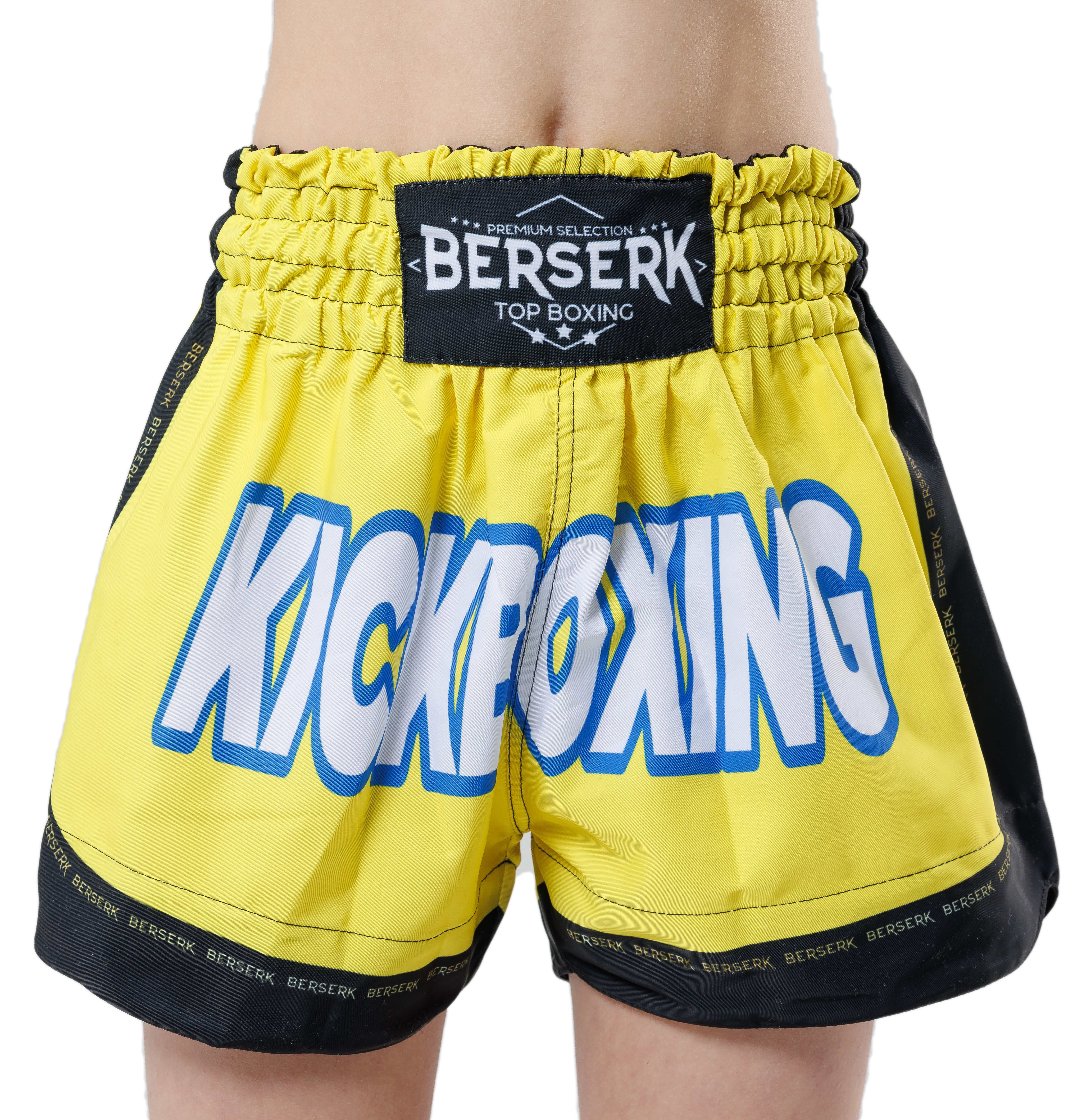 Шорти Berserk Sport THAI KICK ATTACK S yellow (019929)