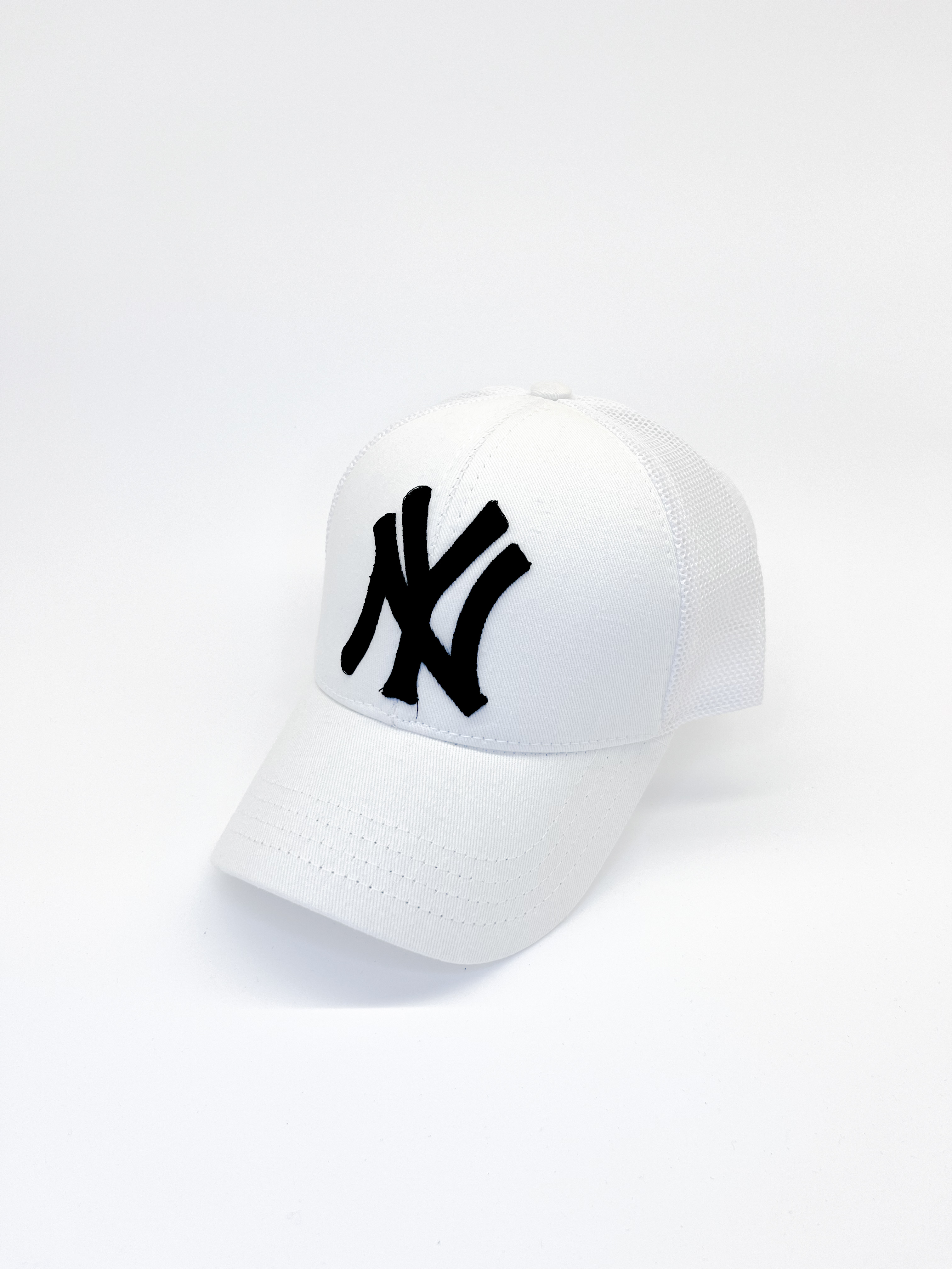 Бейсболка унісекс No Brand NY One Size Білий (0031-88-18)