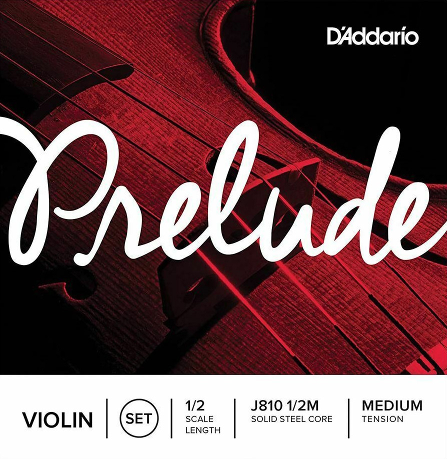 Струни для скрипки D'Addario J810 1/2M Prelude Violin Strings Medium Tension
