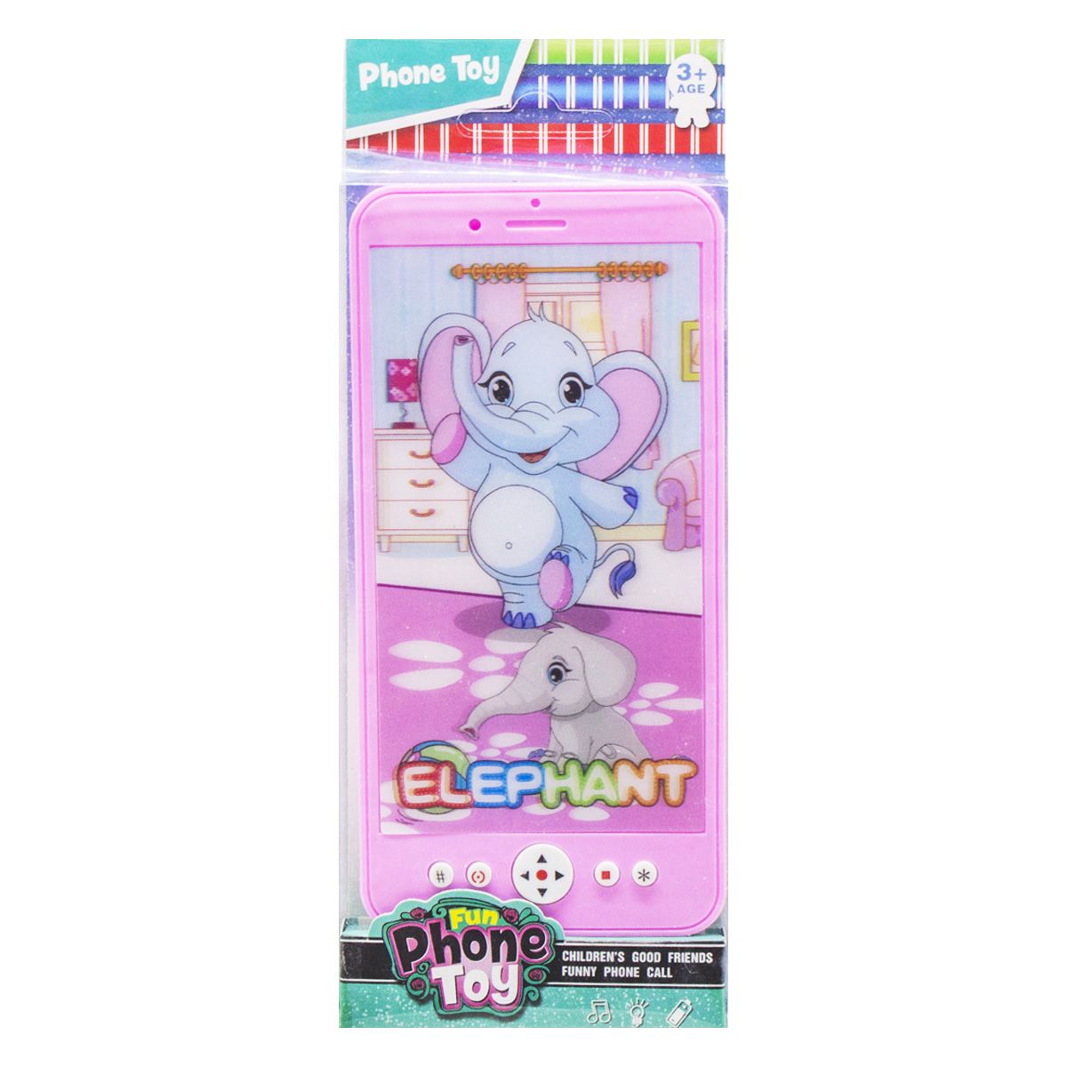 Телефон Fun Phone Toy музичний рожевий JIA YU TOY (8151)