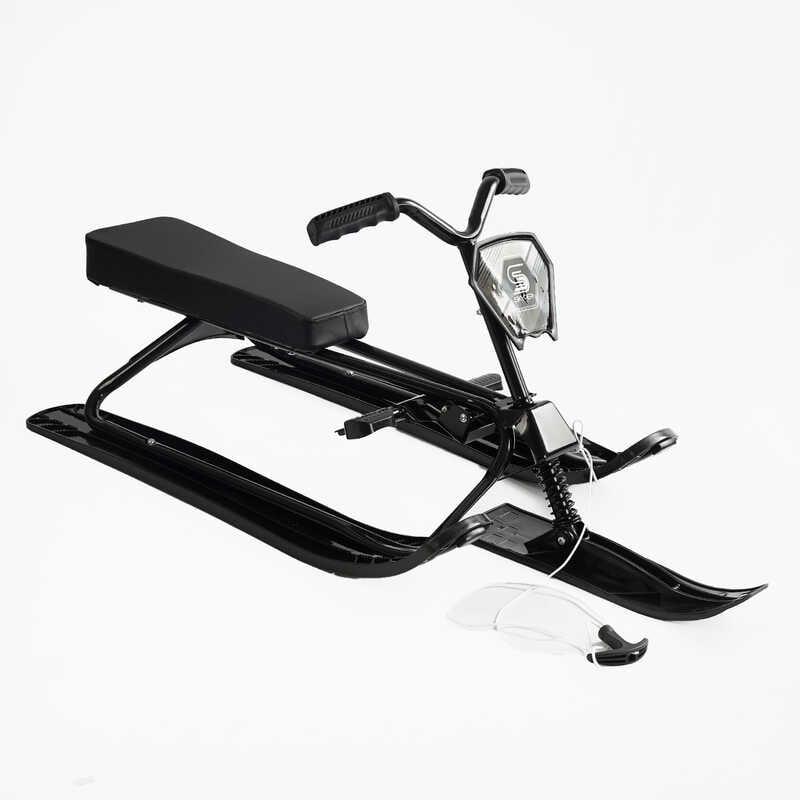 Снігокати Skyper сталева рама кермо м`яке сидіння 125х50,6х38,5 см Чорний 164558