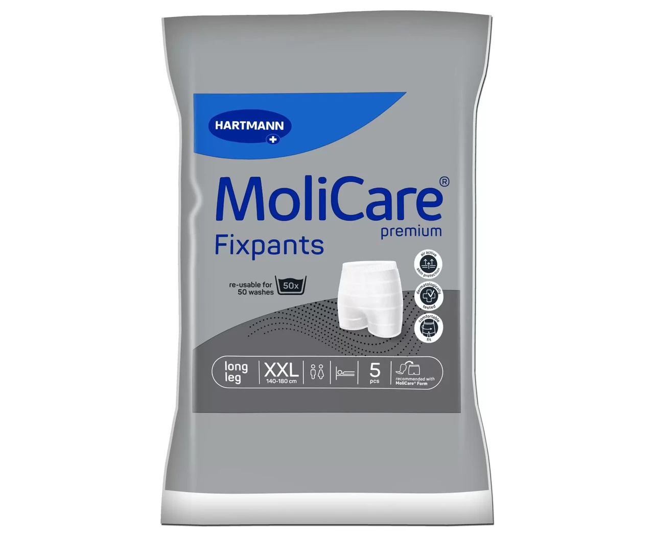 Штани для фіксації прокладок Paul Hartmann Molicare Premium Fixpants подовжені 5 шт XXL
