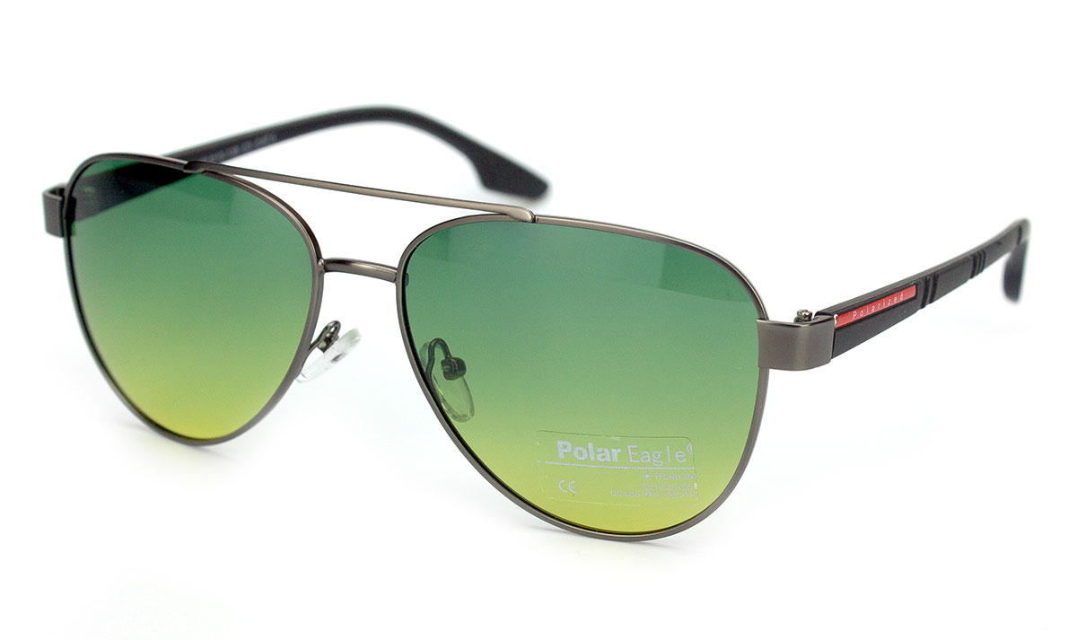 Окуляри антифара Polar Eagle PE20507-C3-5 Зелений (42343)