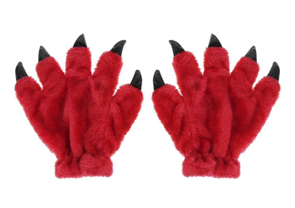 Рукавички-кігті Kigurumba One Size Червоний (P-KR)