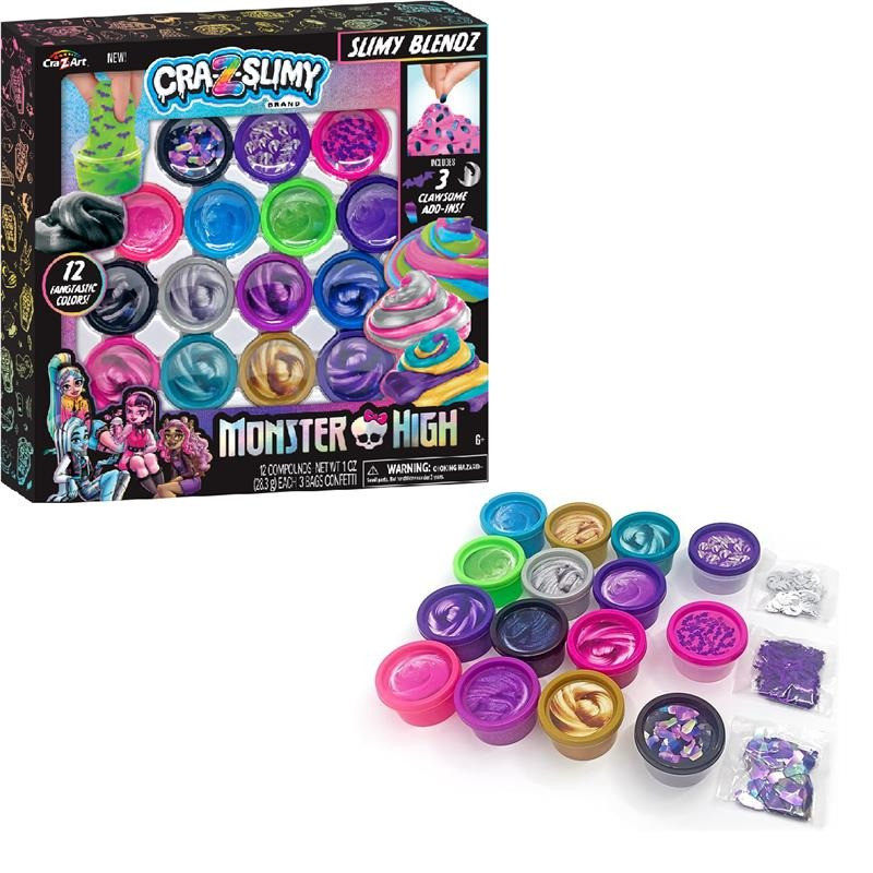 Набір слаймів Cra-Z-Art Monster High Slimy Blendz 15 шт
