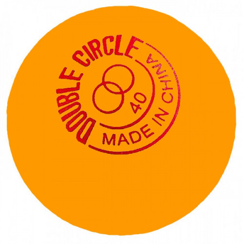 М'ячі для настільного тенісу DHS Double Circle Dual 40+ 120 шт
