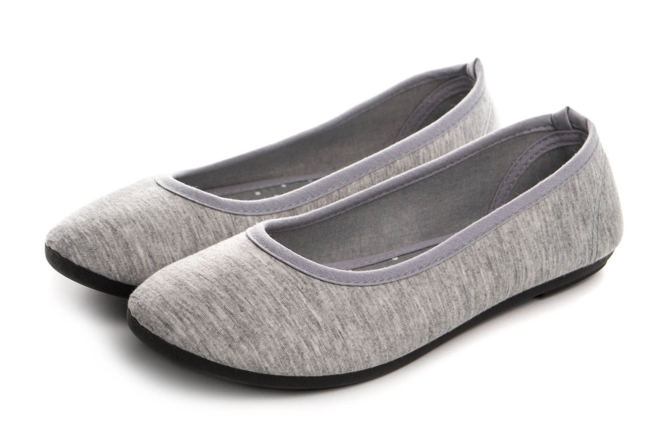 Жіночі балетки Pretty shoes 38 Grey (D9B-6-38)