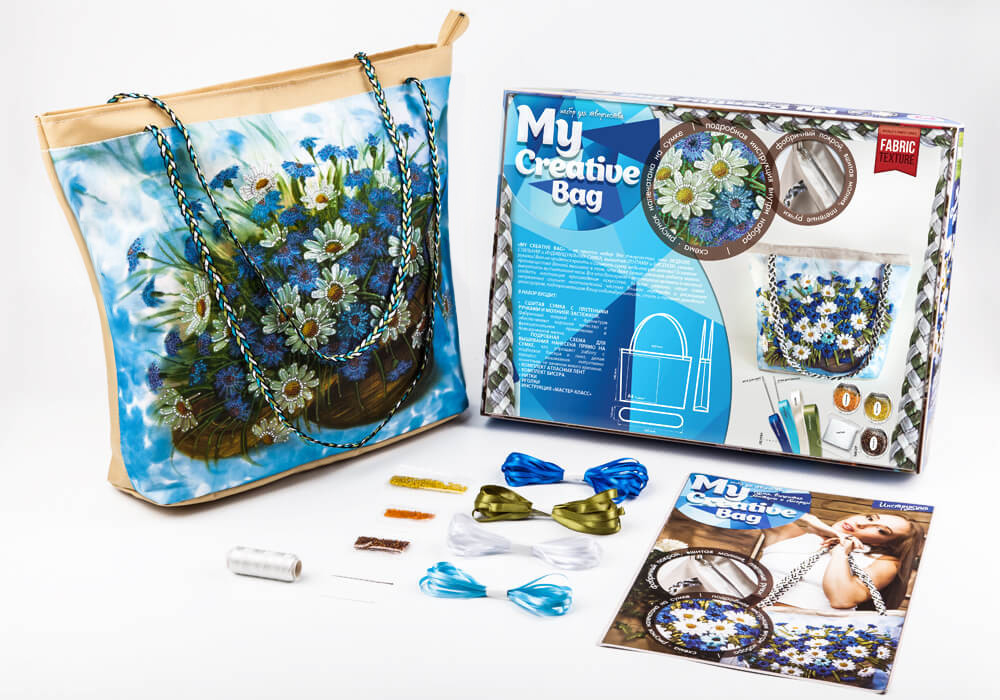 Набір для творчості Danko Toys My creative bag Польові квіти Різнокольоровий (KHGSIQUG)