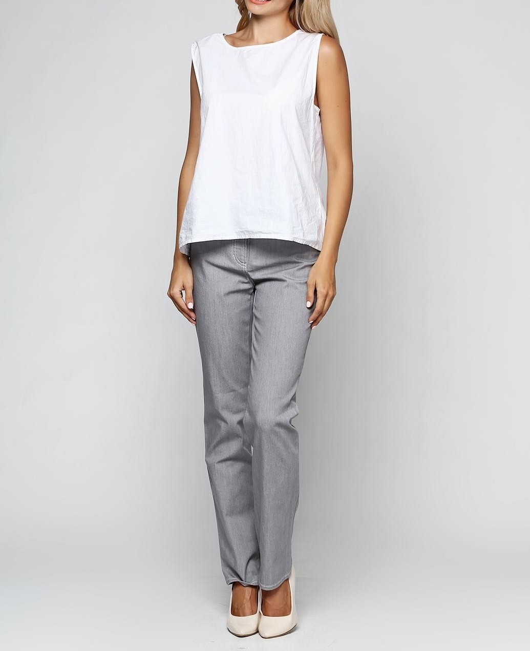 Жіночі штани Gerry Weber 36S Сірий (2900054099013)
