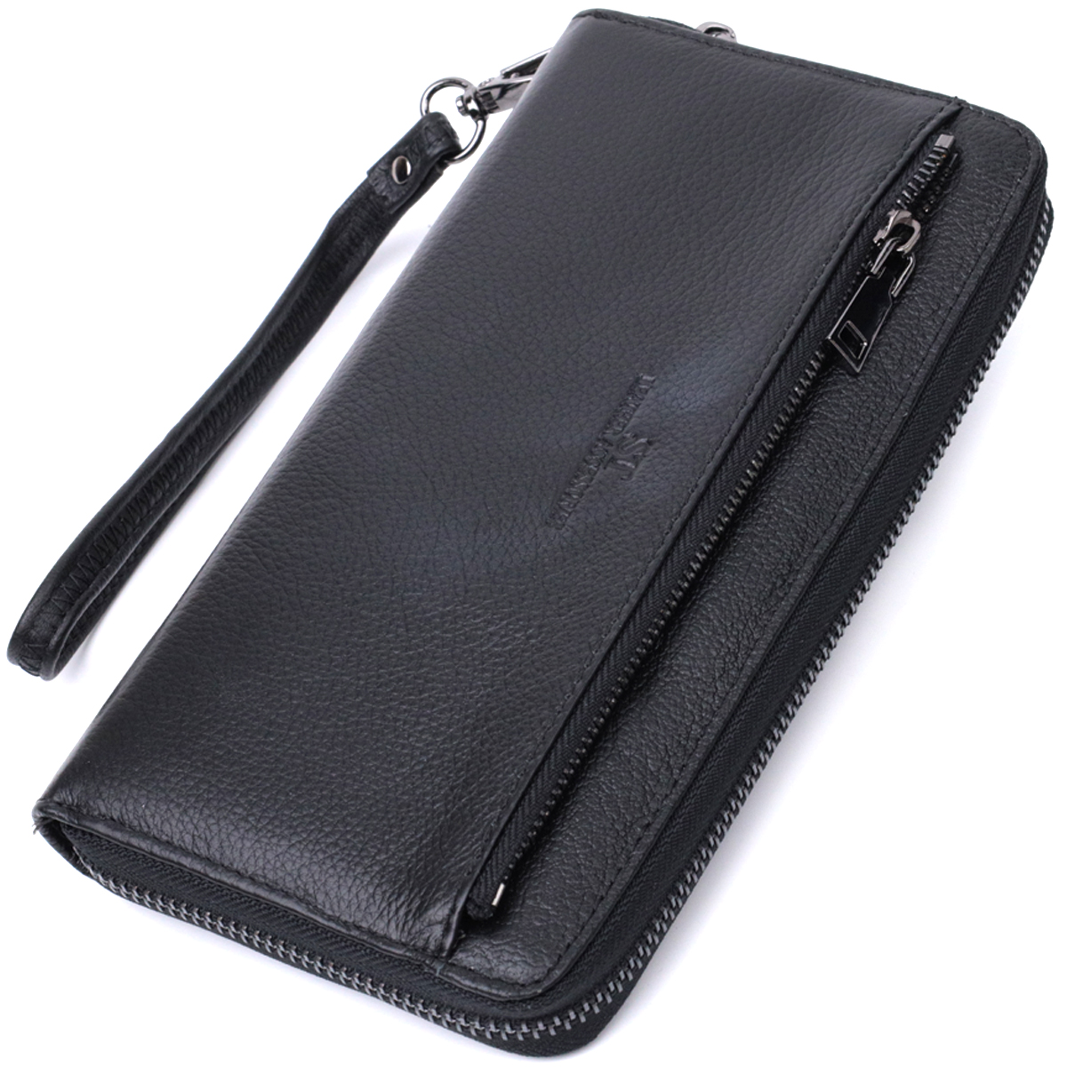 Клатч для чоловіків із натуральної шкіри ST Leather 22681 Чорний 20х11х2 см