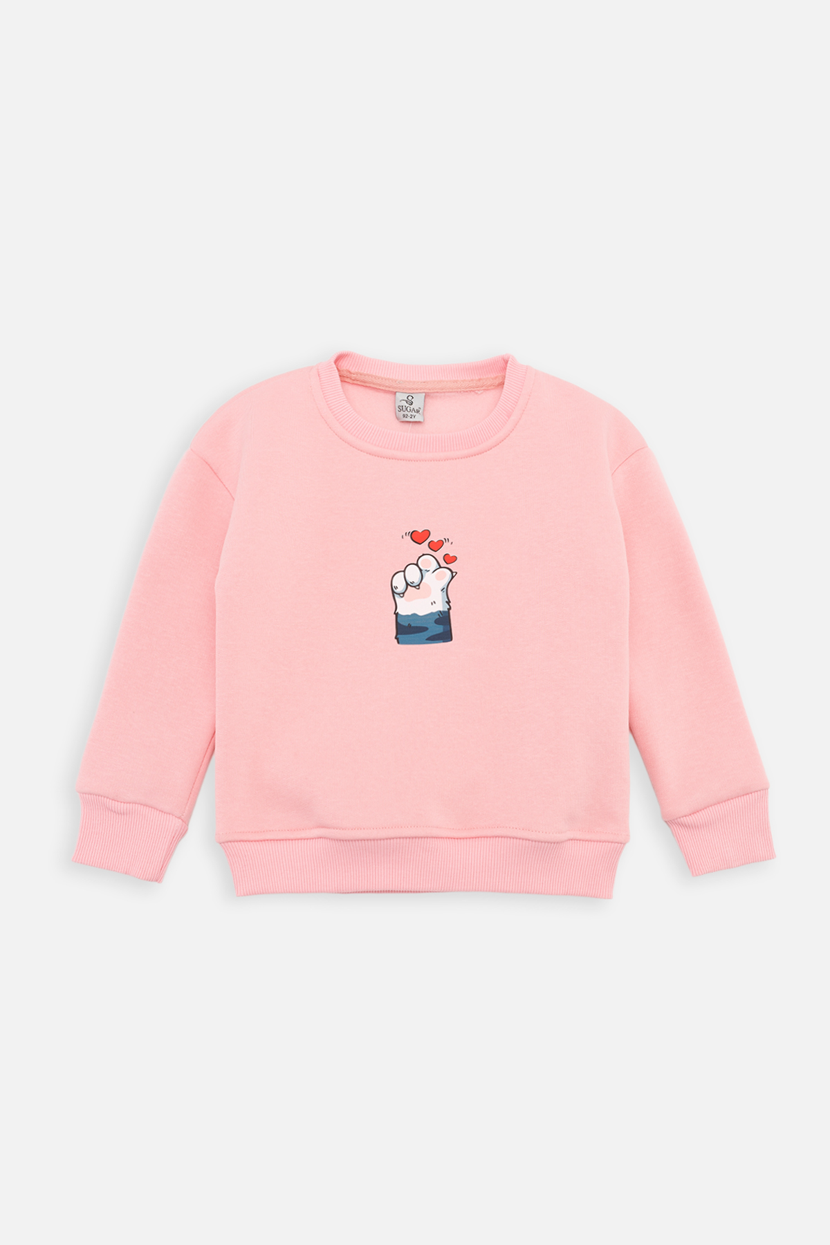 Світшот для дівчинки Sugar 110 см Світло-рожевий ЦБ-00261390