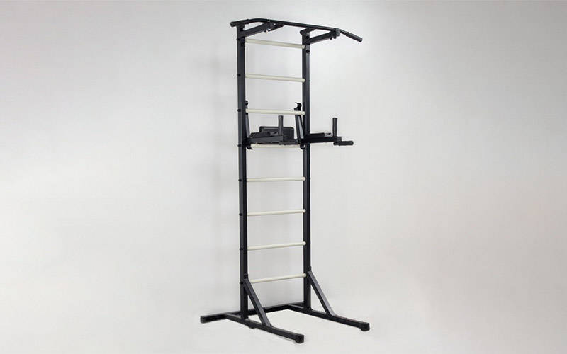 Шведська стінка-стійка пересувна з турником та брусами SP-Planeta Офіс-тренер L-6785