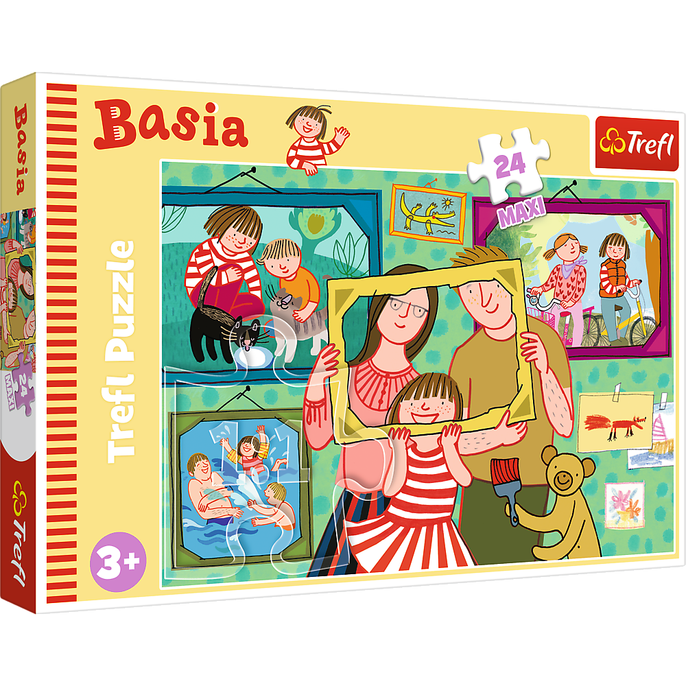 Пазли Trefl Maxi День Бази Родина Бази 24 елементи 60х40 см Різнокольоровий 14347