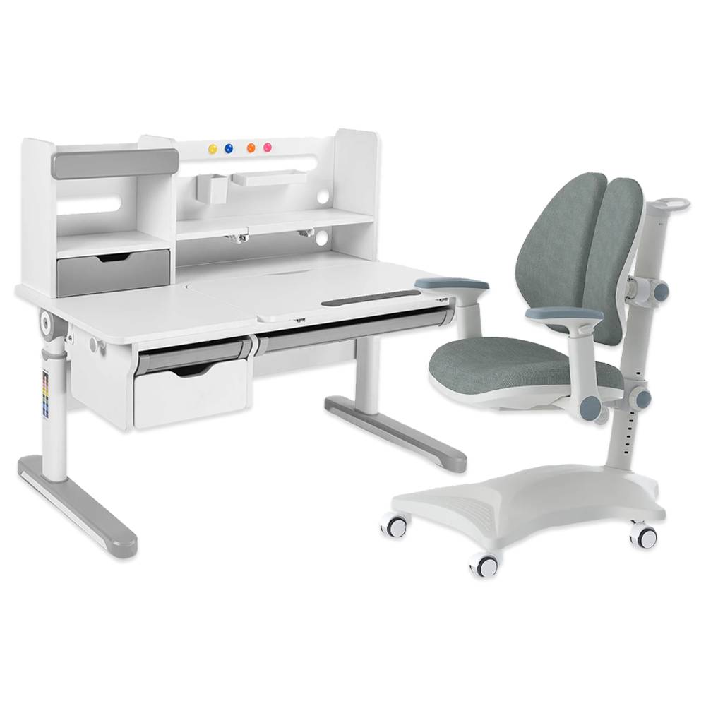 Дитячий комплект меблів FunDesk Pensare Cubby Magnolia Сірий (2987698-5765590)