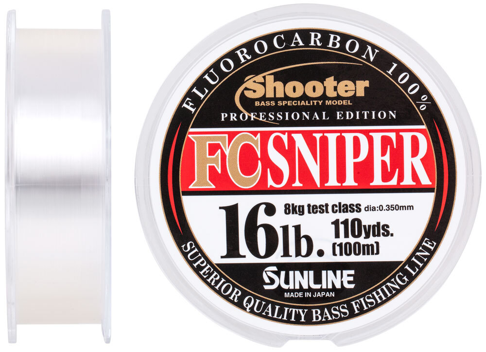 Флюорокарбон Sunline Shooter FC Sniper 100m 0.350mm 8kg (1013-1658.07.39)