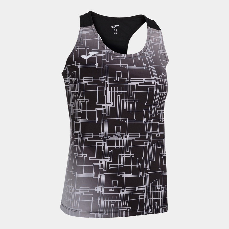 Майка Joma Elite Viii Tank Top XS Чорно-білий 901258.100 XS