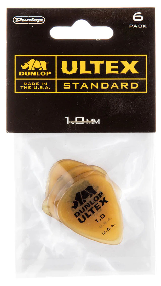 Медіатори Dunlop 421P1.0 Ultex Standard Player's Pack 1.0 mm (6 шт.)